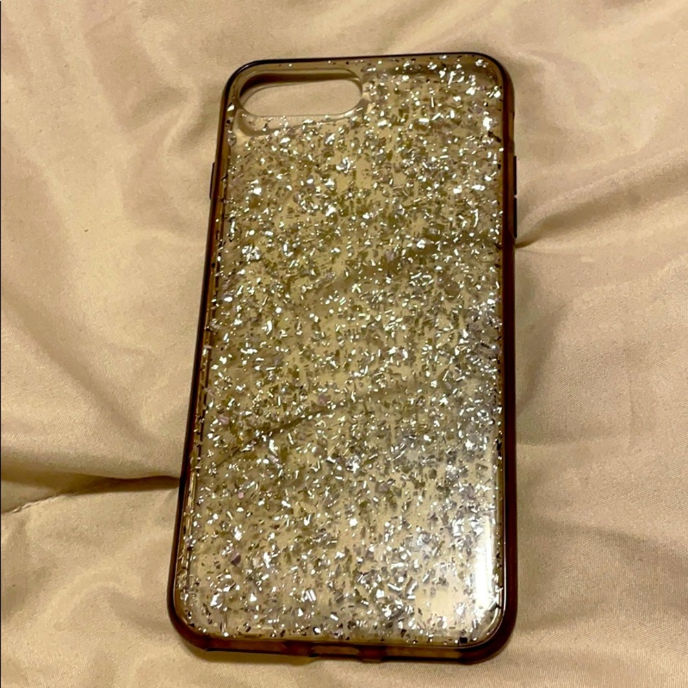 I phone 8 plus glitter case